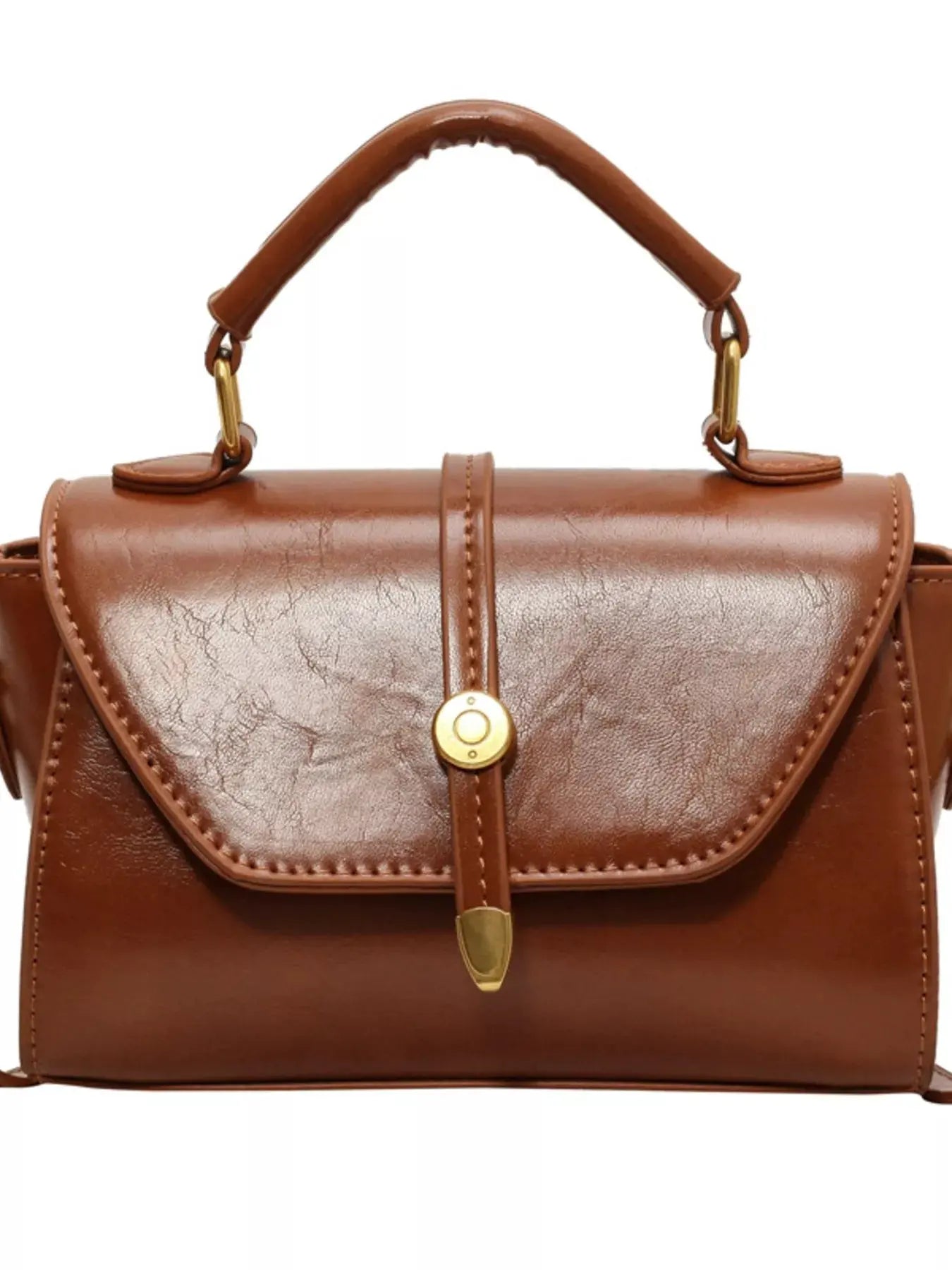 Leather Top Handle Crossbody Bag by Partner Label