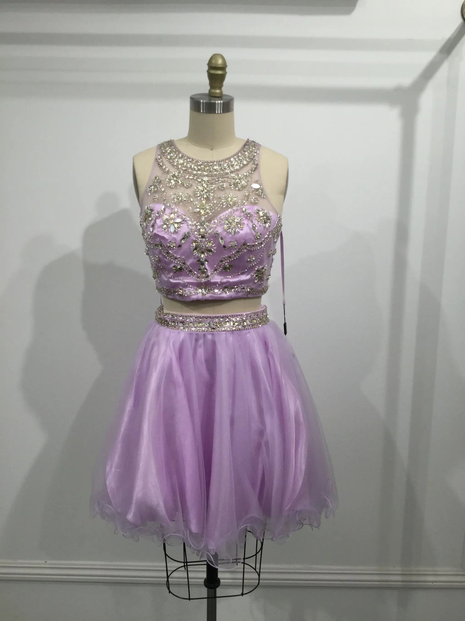 Two-piece dress with A-line skirt by Tux-USA