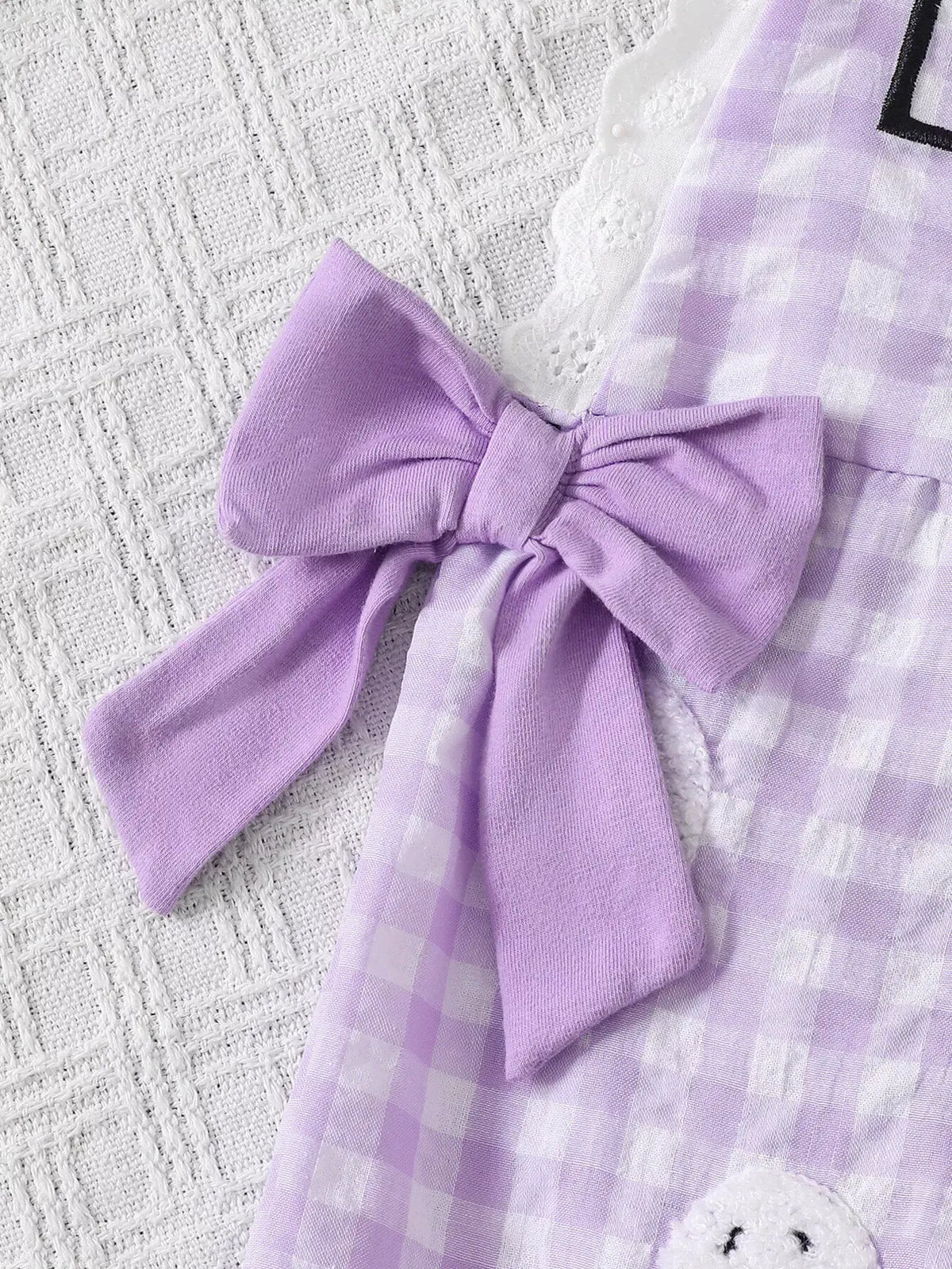 Children's Little Pumpkin Gingham Ruffle Hem Jumpsuit by Partner Label
