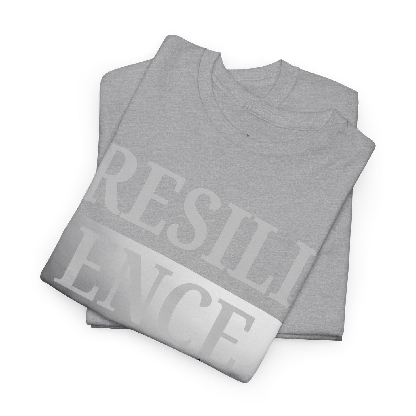 Resilience Graphic T Shirt | Minimalist Motivational Photo Print Unisex Tee