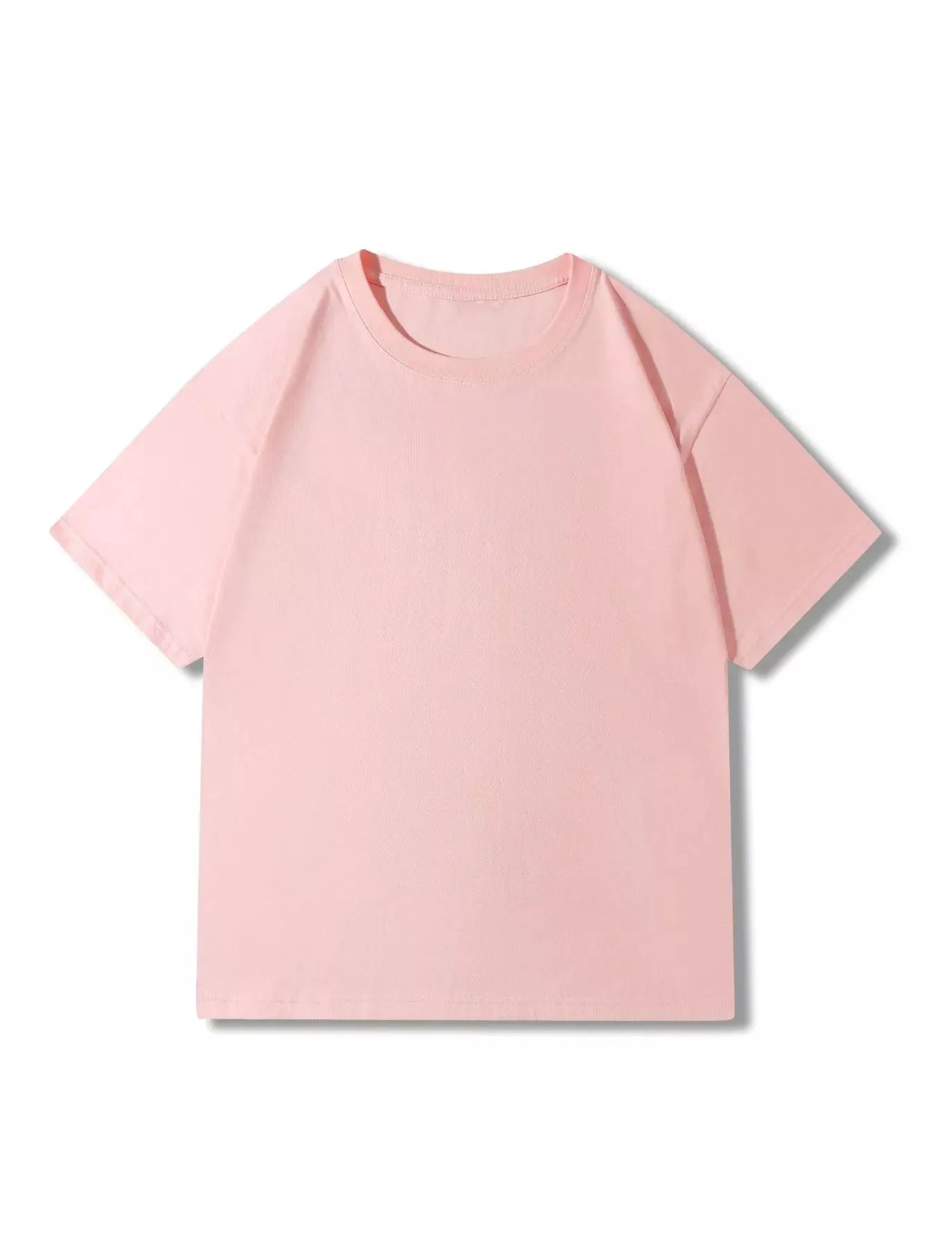 Men's Full Size Classic Crew Neck Solid Color T-Shirt Plus Size by Trendsi