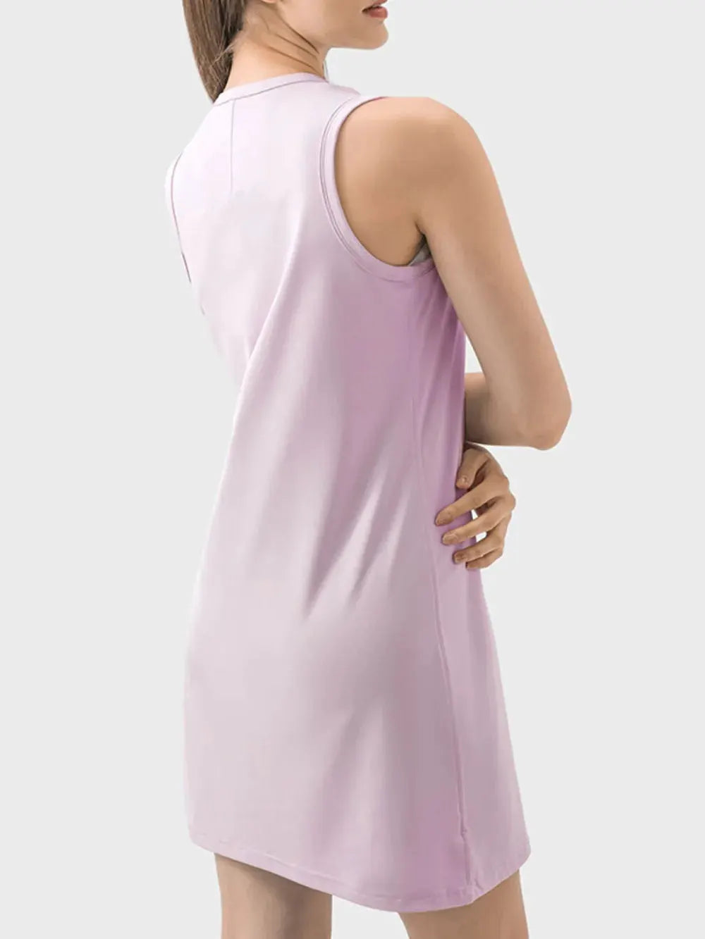 Millennia Round Neck Sleeveless Active Dress by Millennia