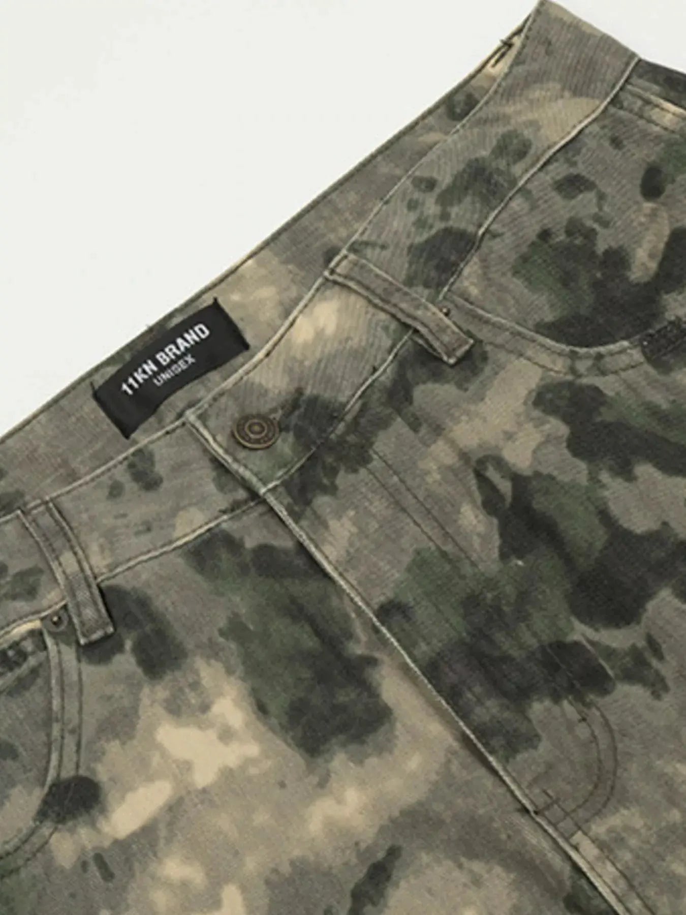 Men's Camouflage Loose Fit Cargo Pants by Partner Label