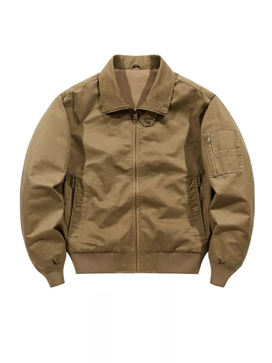 Men's Casual Lightweight Zip Up Jacket by Partner Label