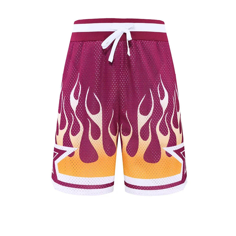Mens Basketball Shorts Classic Fabric Gym Training Sports Shorts-3
