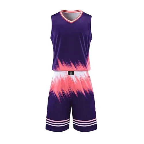 Mens Kids Custom Basketball Jersey Sleeveless Shirt Breathable Polyester Team Uniform by Vimost Shop