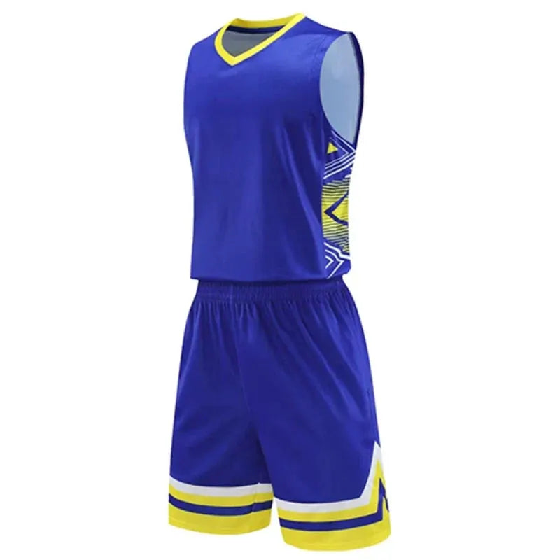 Youth Mens Custom Basketball Jersey Set Quick Dry Breathable Vest and Shorts Personalized Name Number Print by Vimost Shop