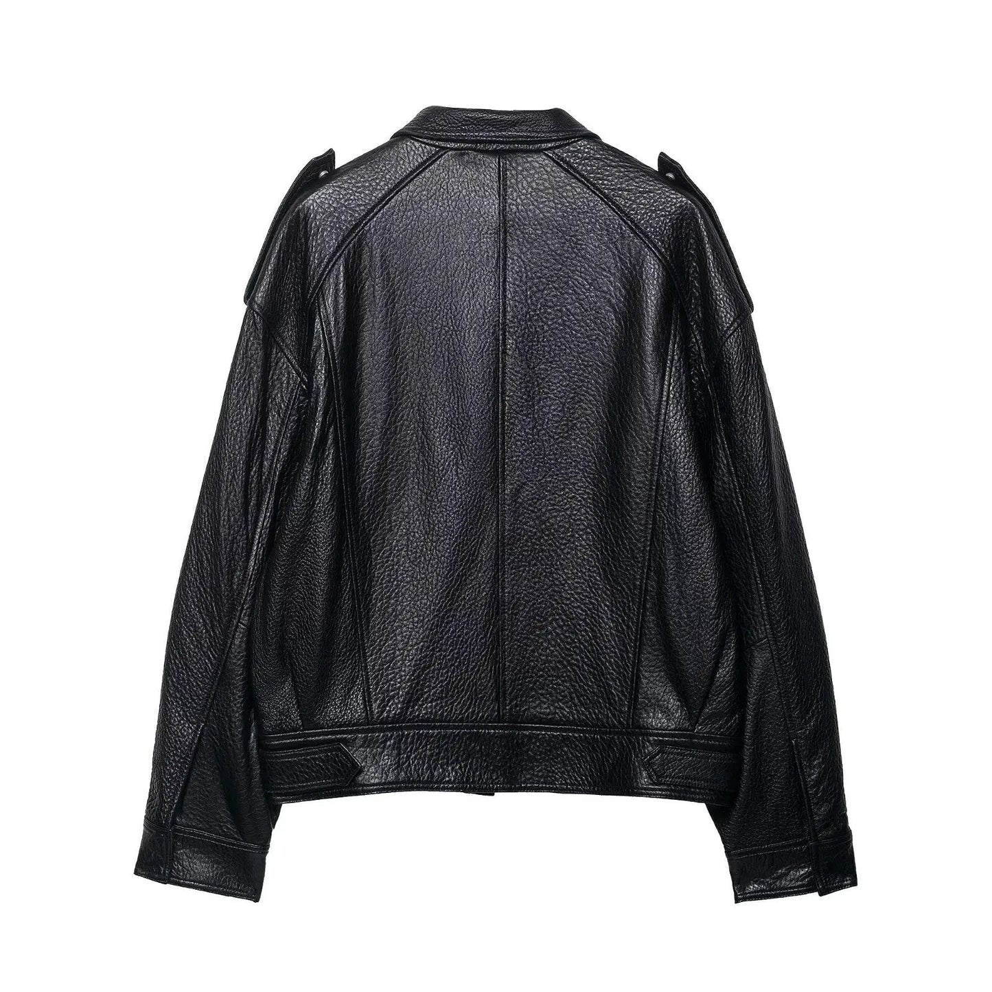 Women's Textured Faux Leather Biker Jacket BYMANYC ® New York CONTEMPORARY VIBRANT MODERN FASHION - New Collection by BYMANYC ® New York