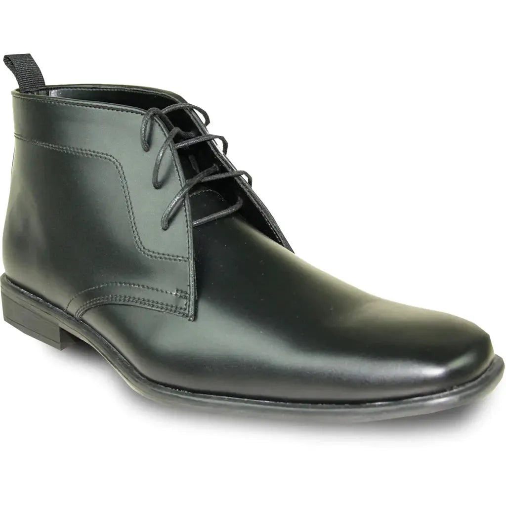 Men's Dress Boot AL02 Formal Tuxedo Upper Synthetic Leather For Prom And Wedding by Tux-USA
