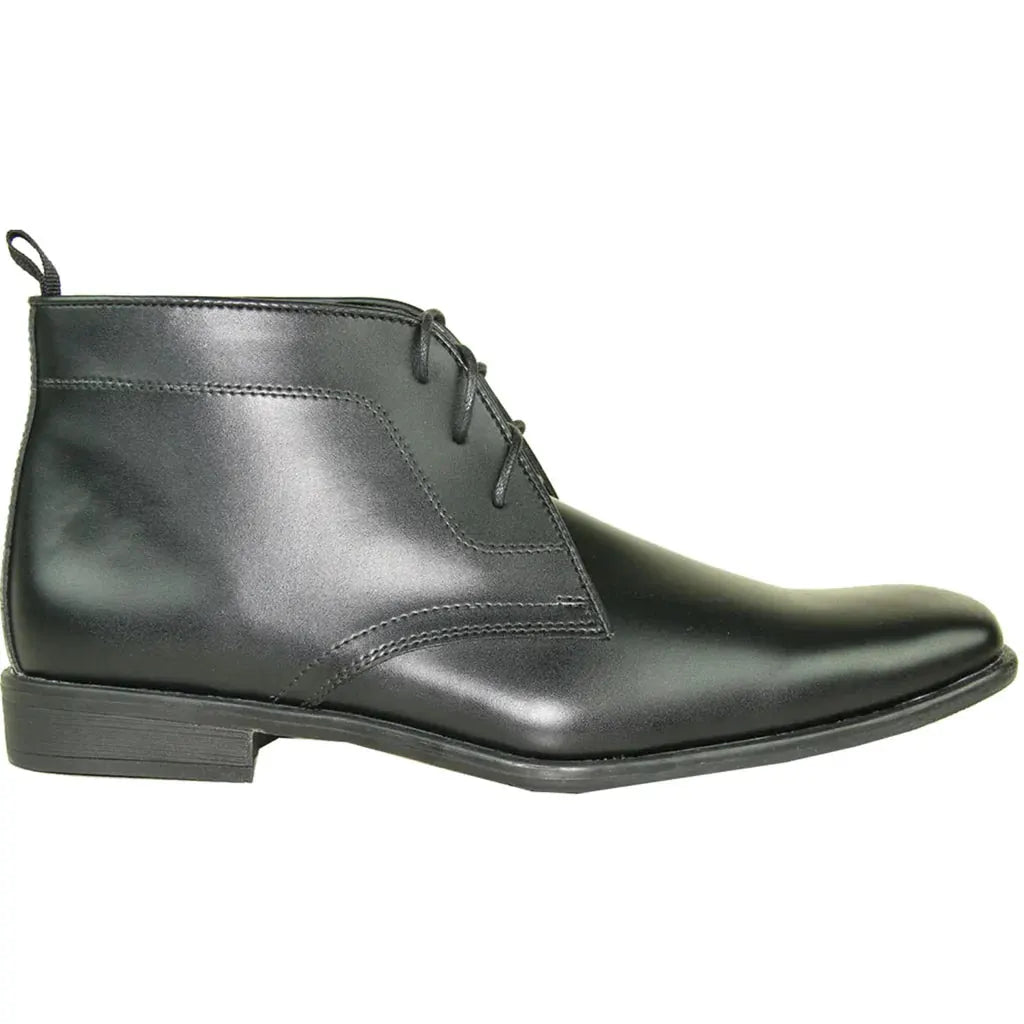 Men's Dress Boot AL02 Formal Tuxedo Upper Synthetic Leather For Prom And Wedding by Tux-USA