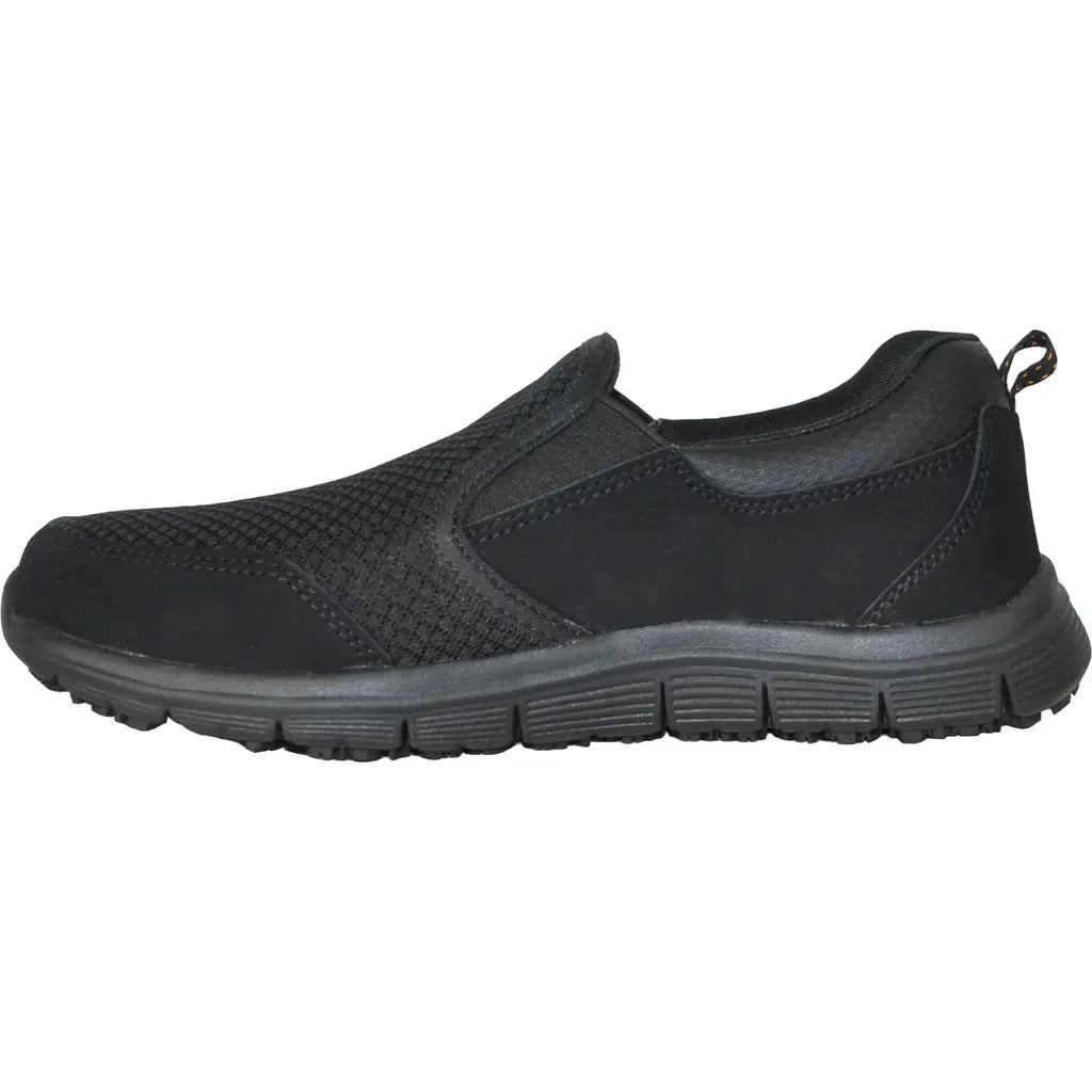 VANGELO Women Slip Resistant Shoe AVA-1 Black by Tux-USA