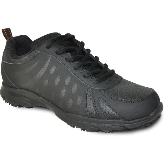 VANGELO Women Slip Resistant Shoe AVA-4 Black by Tux-USA