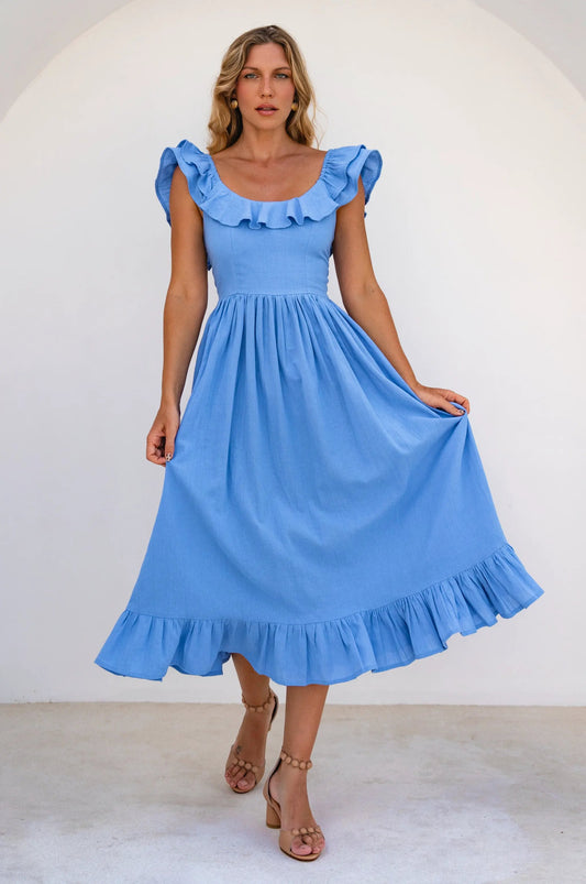Alethea Summer Midi Dress by ELF