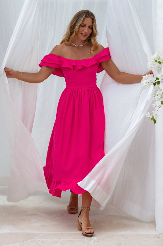 Alethea Summer Midi Dress by ELF