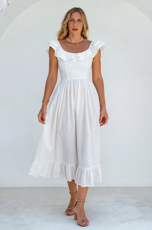 Alethea Summer Midi Dress by ELF