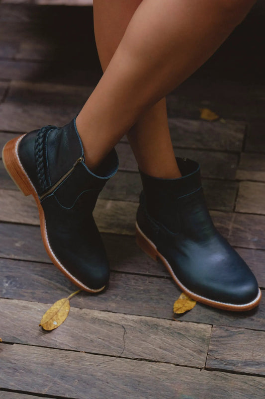 Alexa Chelsea Ankle Leather Boots by ELF