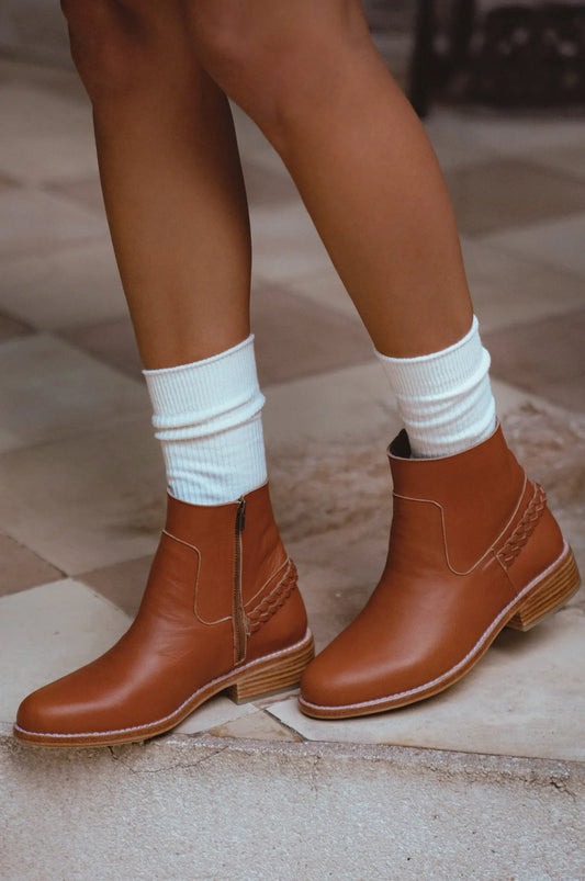 Alexa Chelsea Ankle Leather Boots by ELF