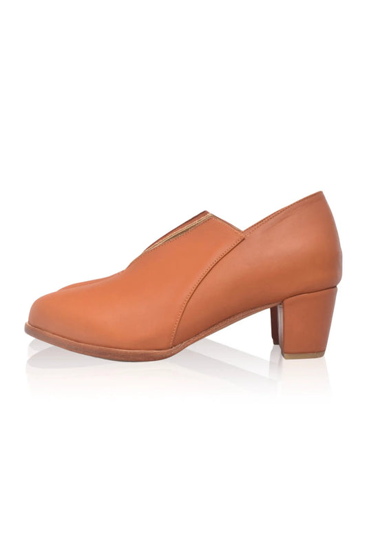 Ange Leather Booties 5 cm Heel (Sz. 11) by ELF