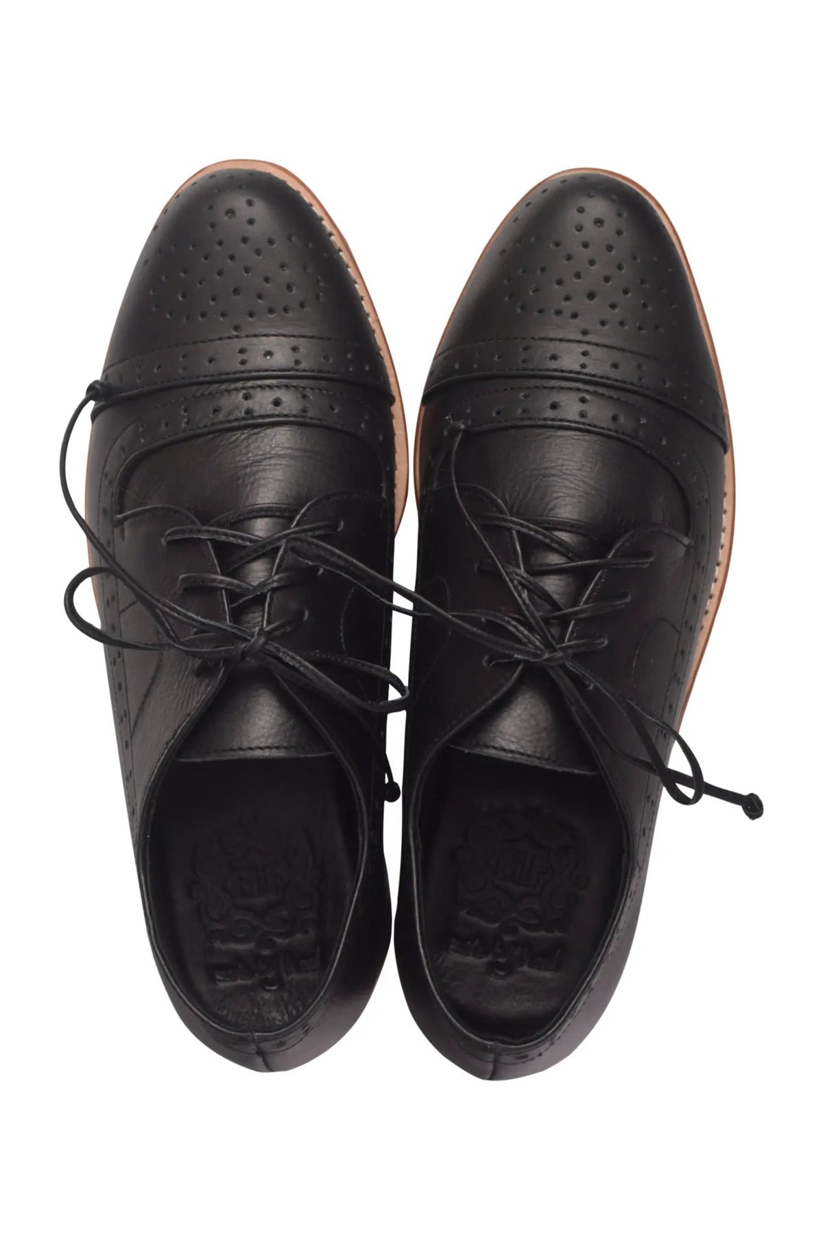 Aspen Brogue Leather Oxfords by ELF