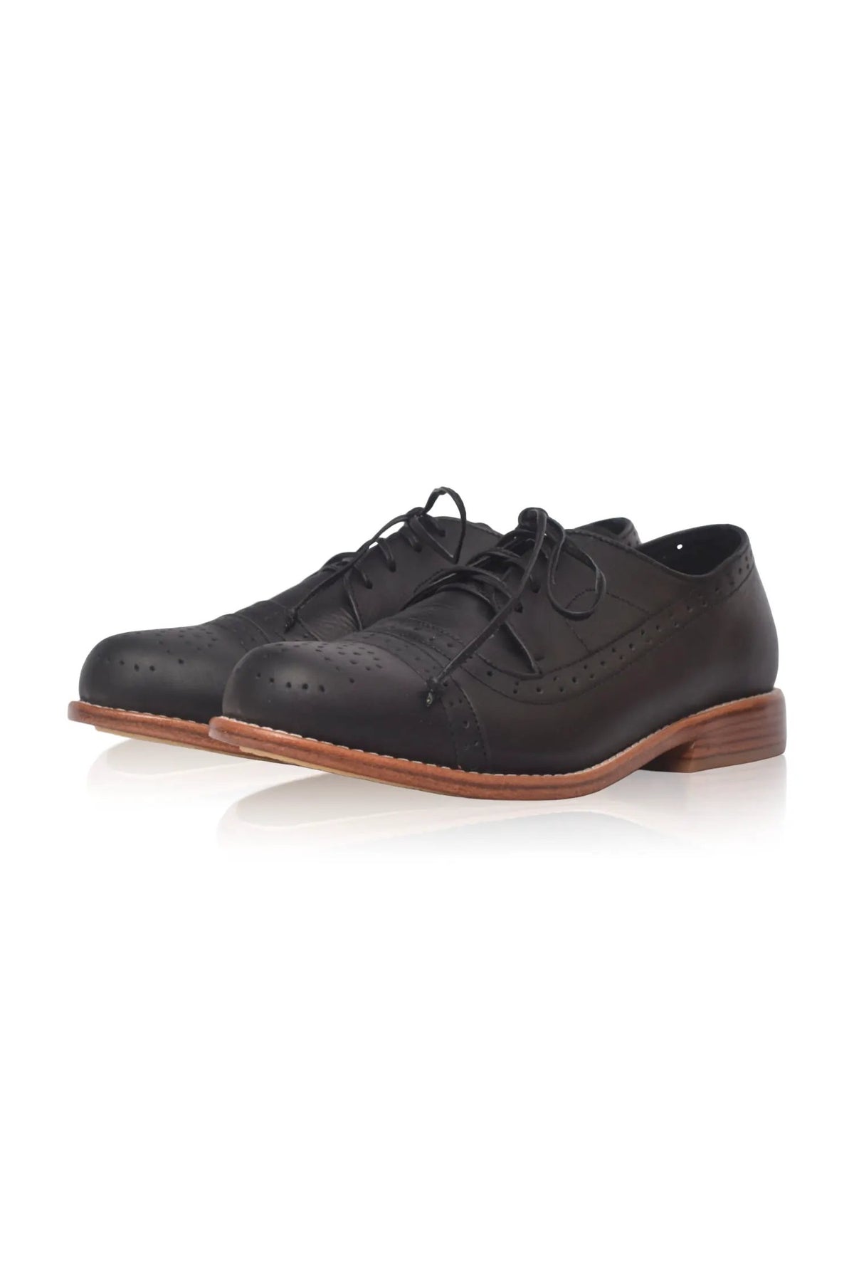 Aspen Brogue Leather Oxfords by ELF