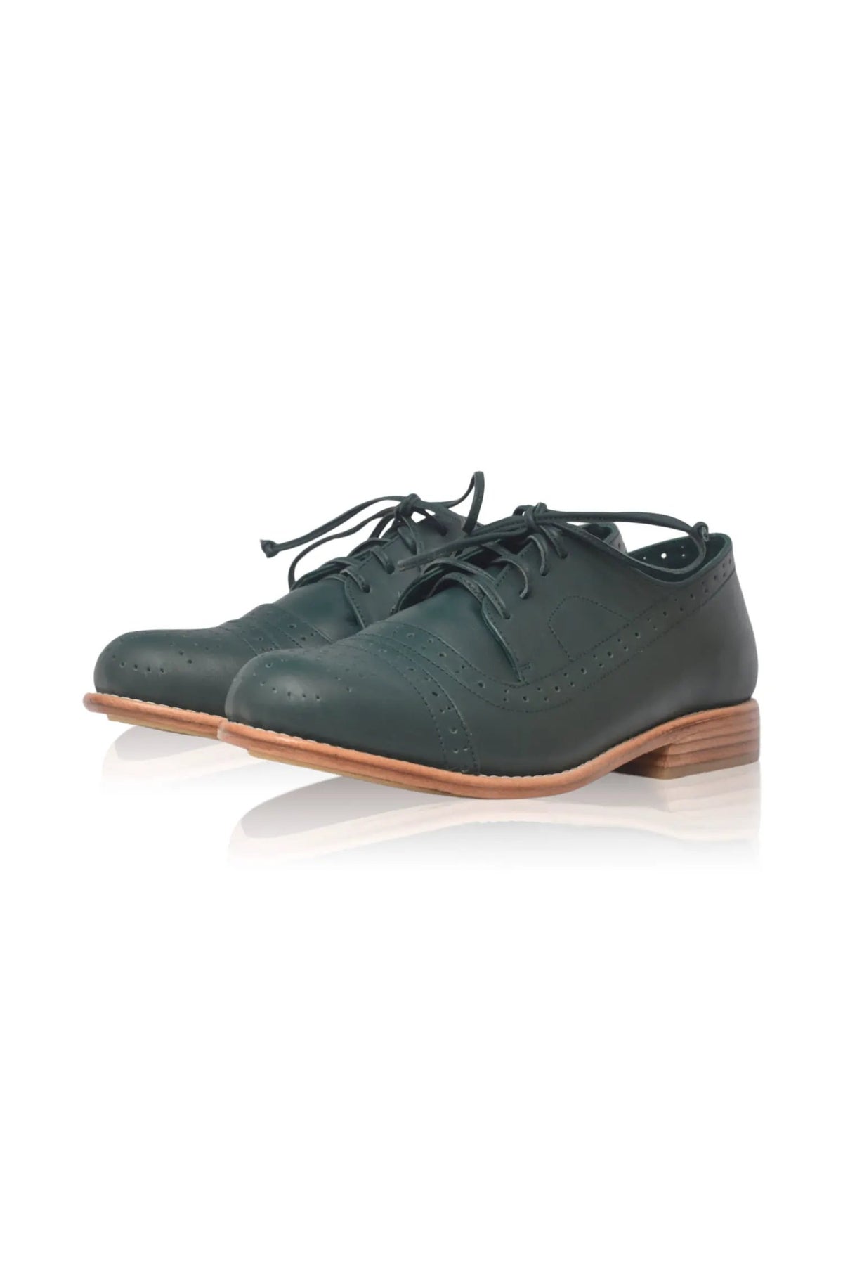 Aspen Brogue Leather Oxfords by ELF
