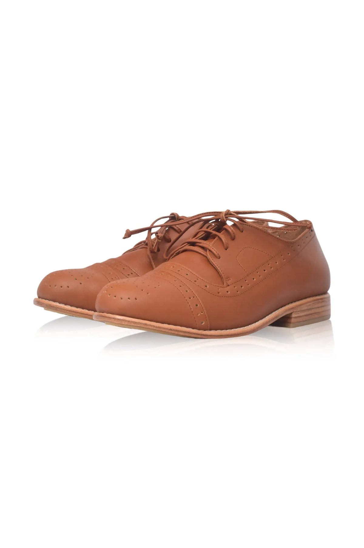 Aspen Brogue Leather Oxfords by ELF