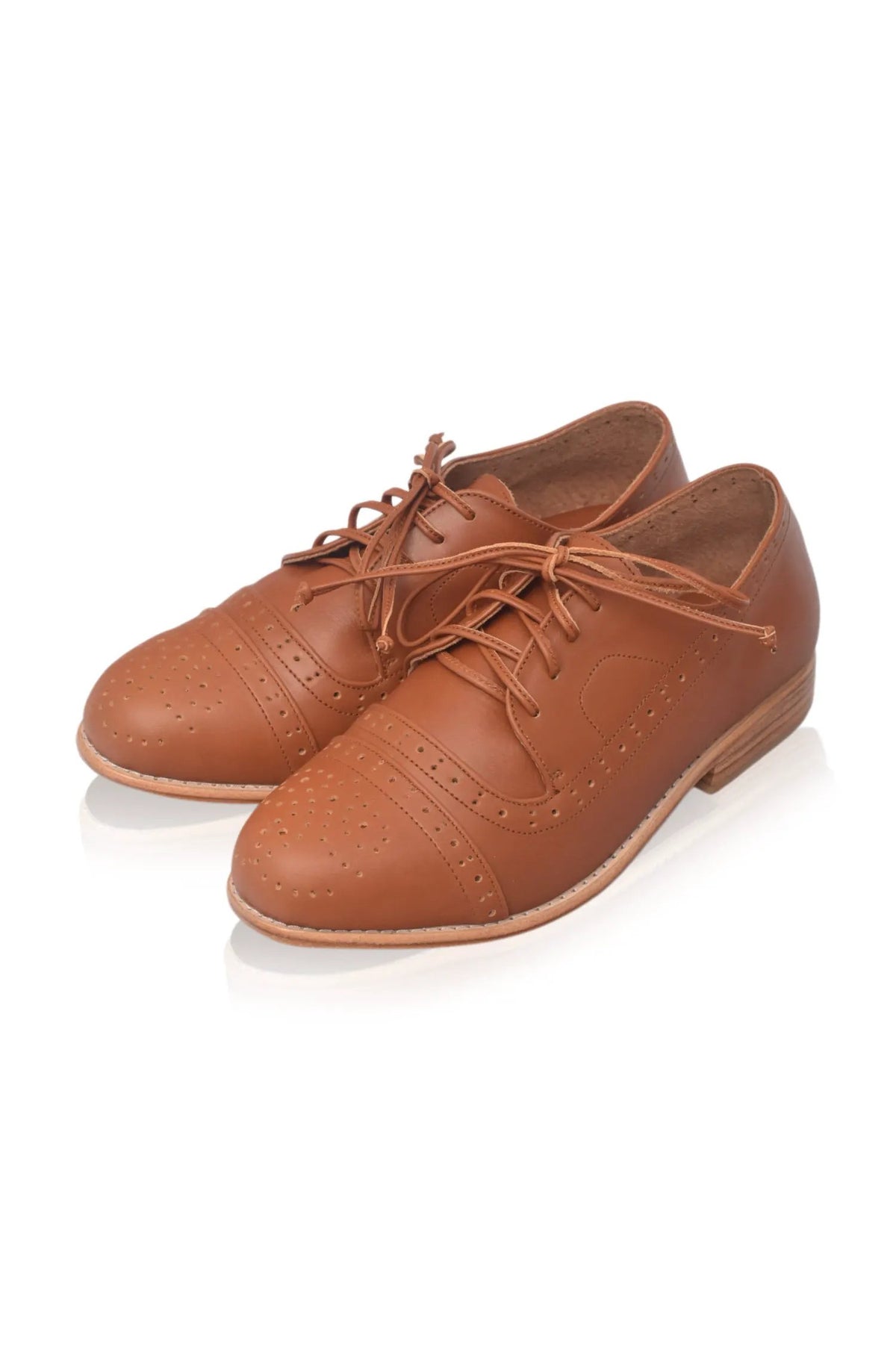 Aspen Brogue Leather Oxfords by ELF