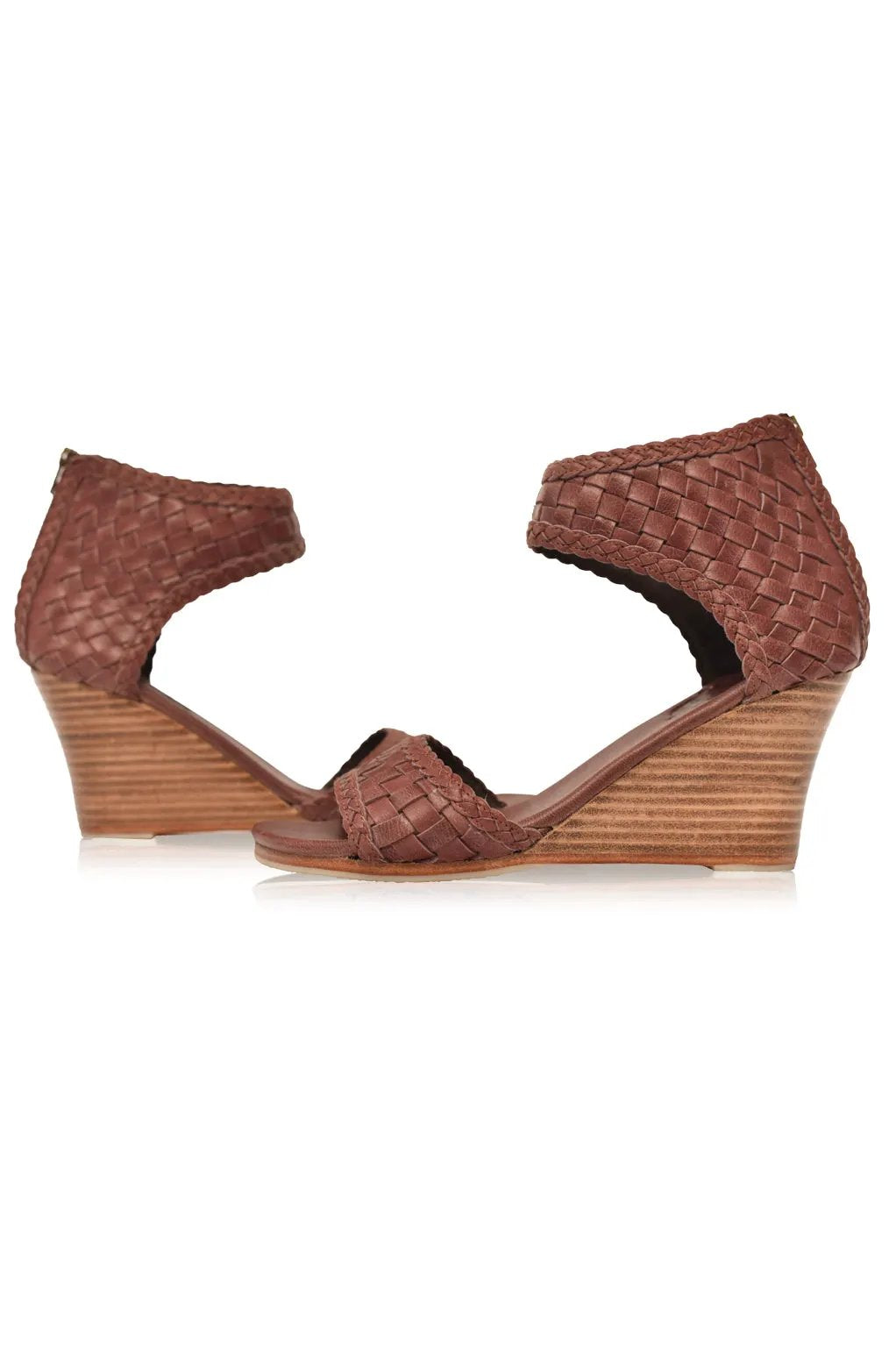 Athena Woven Wedge Sandals by ELF
