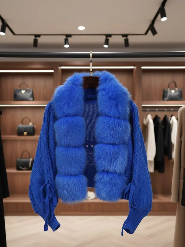 Azure Plush Knit • SKY New Collection BYMANYC ® New York by BYMANYC ® New York