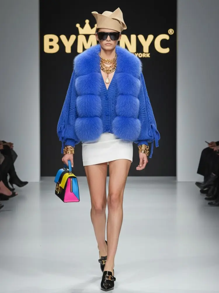 Azure Plush Knit • SKY New Collection BYMANYC ® New York by BYMANYC ® New York