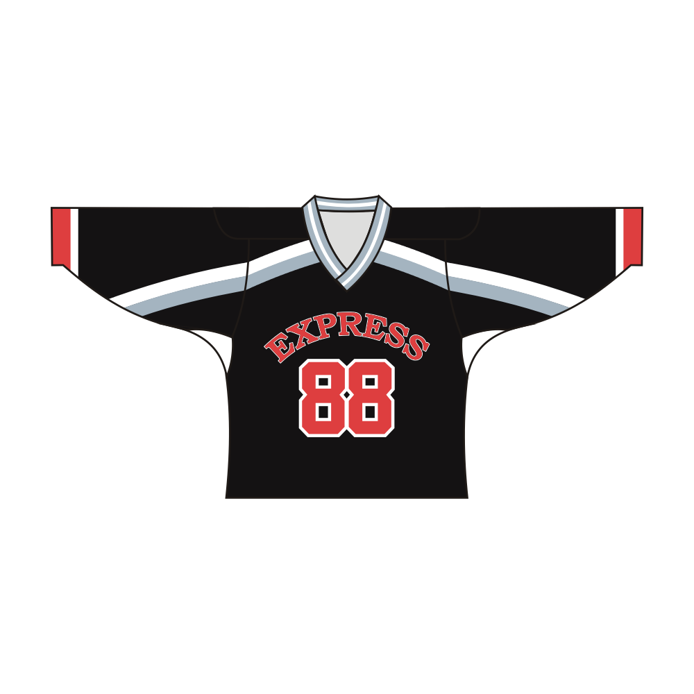 Sublimated EXPRESS Team Design Hockey Shirts-0