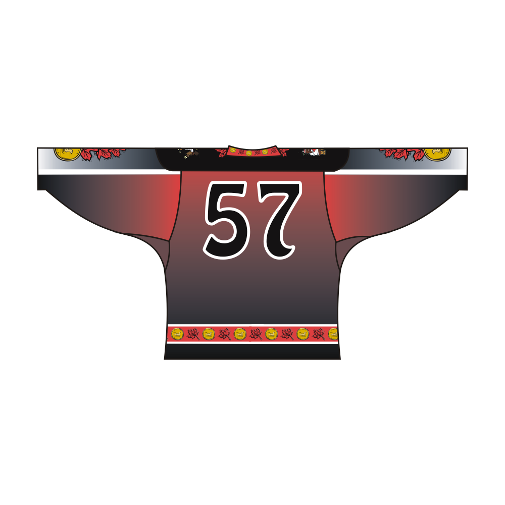 Custom Canadian Improv Showcase Hockey Jersey-1