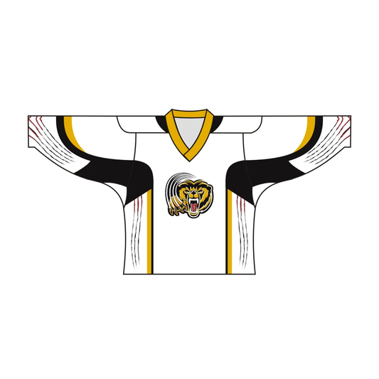 Custom Tiger Team Hockey Jersey by Vimost Sportswear