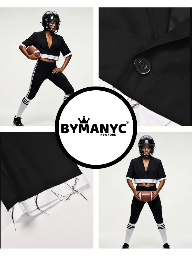 BOWERY Deconstructed Cropped Blazer | BYMANYC ® New York Style by BYMANYC ® New York