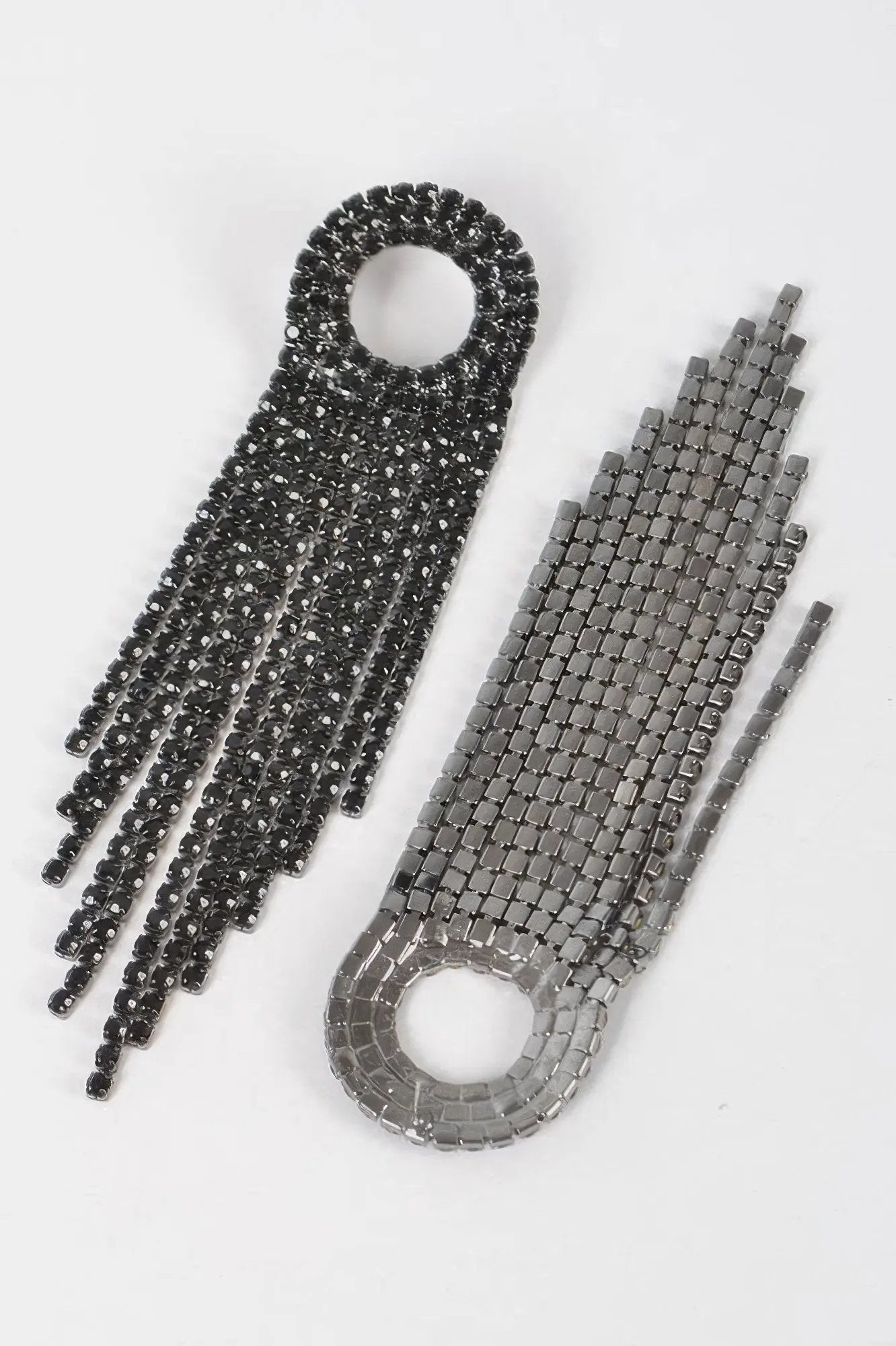 BROADWAY Rhinestone Fringe Drop Earrings: NYFW BYMANYC ® New York by BYMANYC ® New York
