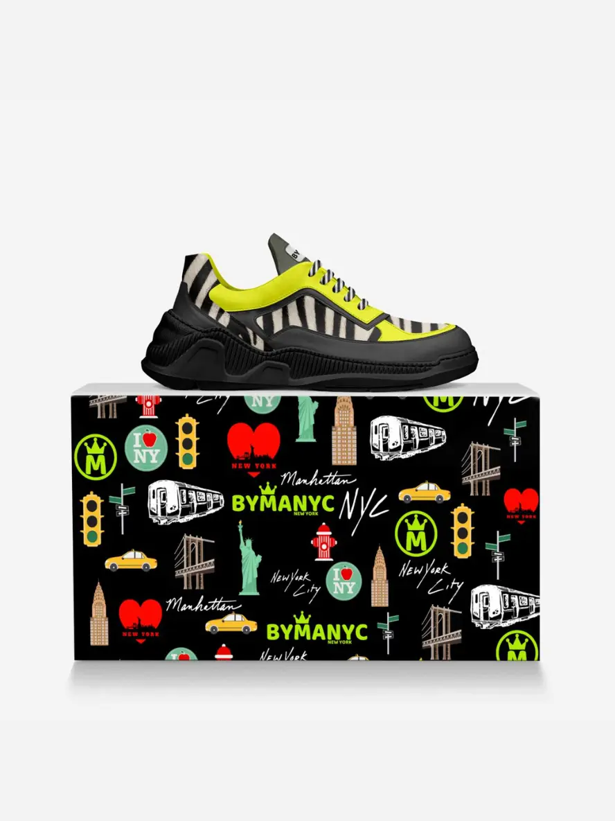BYMANYC ® NYC Flatiron Iconic: Architecturally Elegant Vegan Sneakers by BYMANYC ® New York