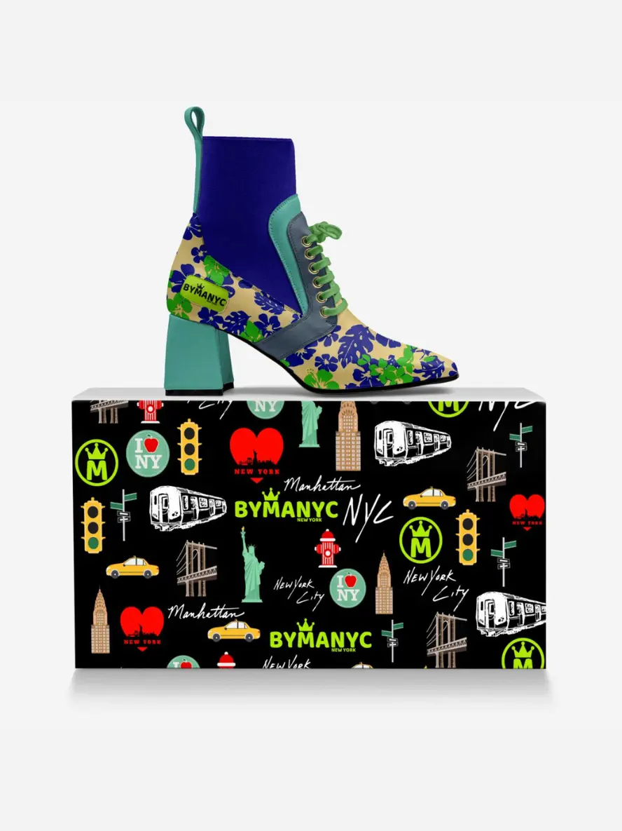 BYMANYC ® NYC Times Square Pulse: Vegan Women's Booties of Intense Luxury by BYMANYC ® New York