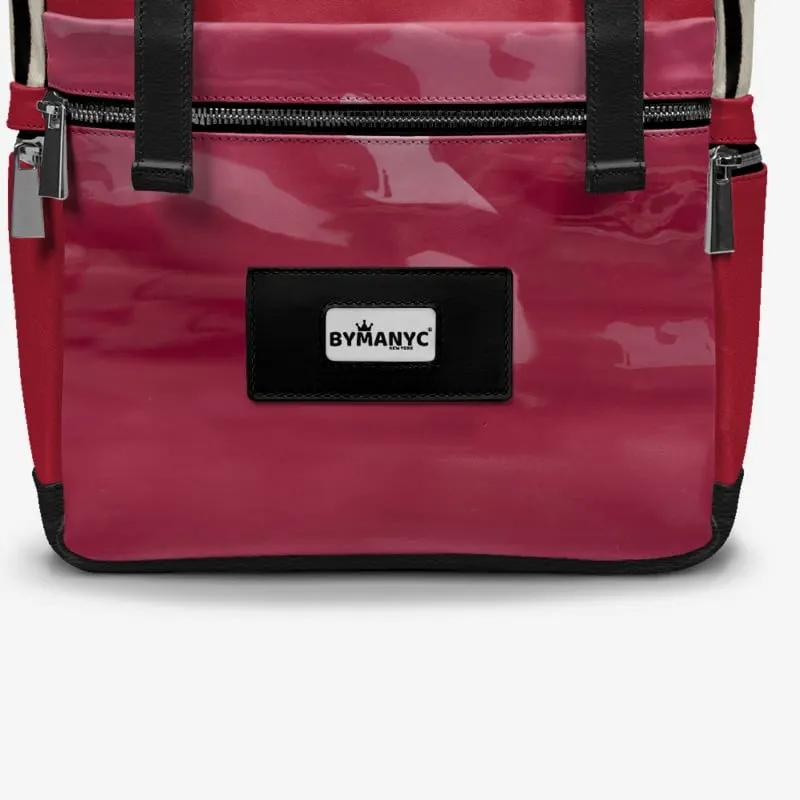 BYMANYC ® New York – NYC COUTURE Backpack in Fierce Red & Noir Zebra by BYMANYC ® New York