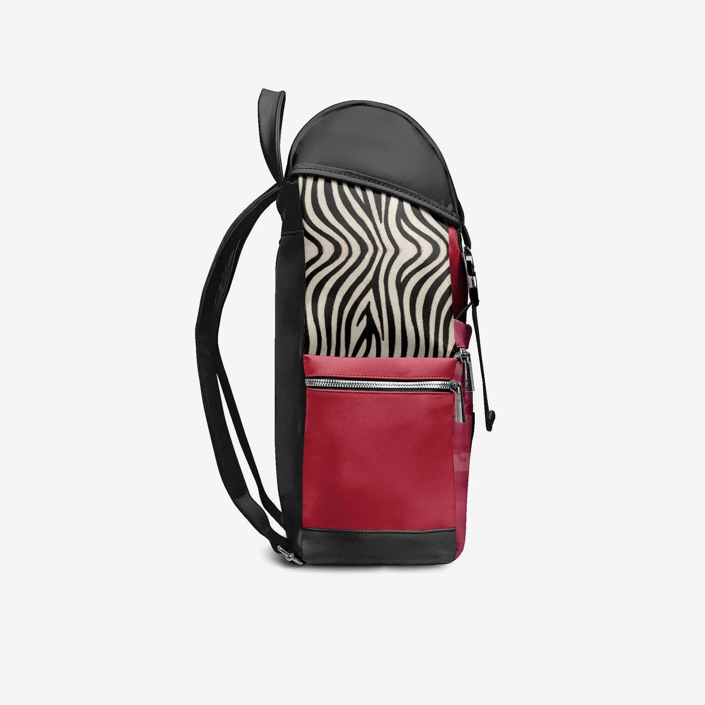 BYMANYC ® New York – NYC COUTURE Backpack in Fierce Red & Noir Zebra by BYMANYC ® New York