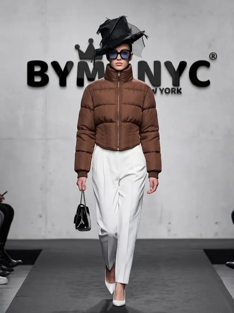 TitleWomen's Structured Corset Puffer Jacket BYMANYC ® New York CONTEMPORARY VIBRANT MODERN FASHION - New Collection by BYMANYC ® New York