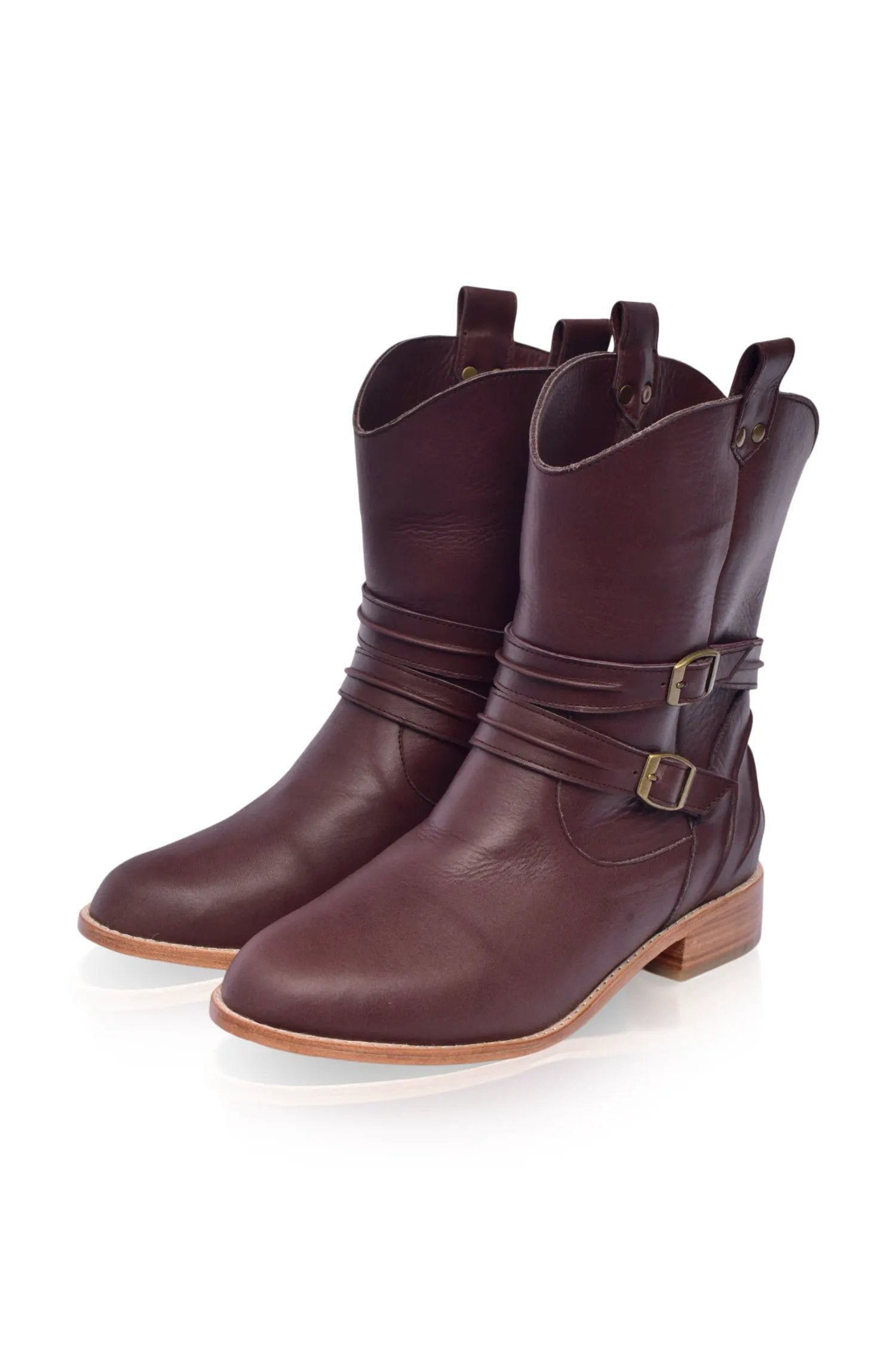 Barcelona Leather Boots (Sz. 7) by ELF