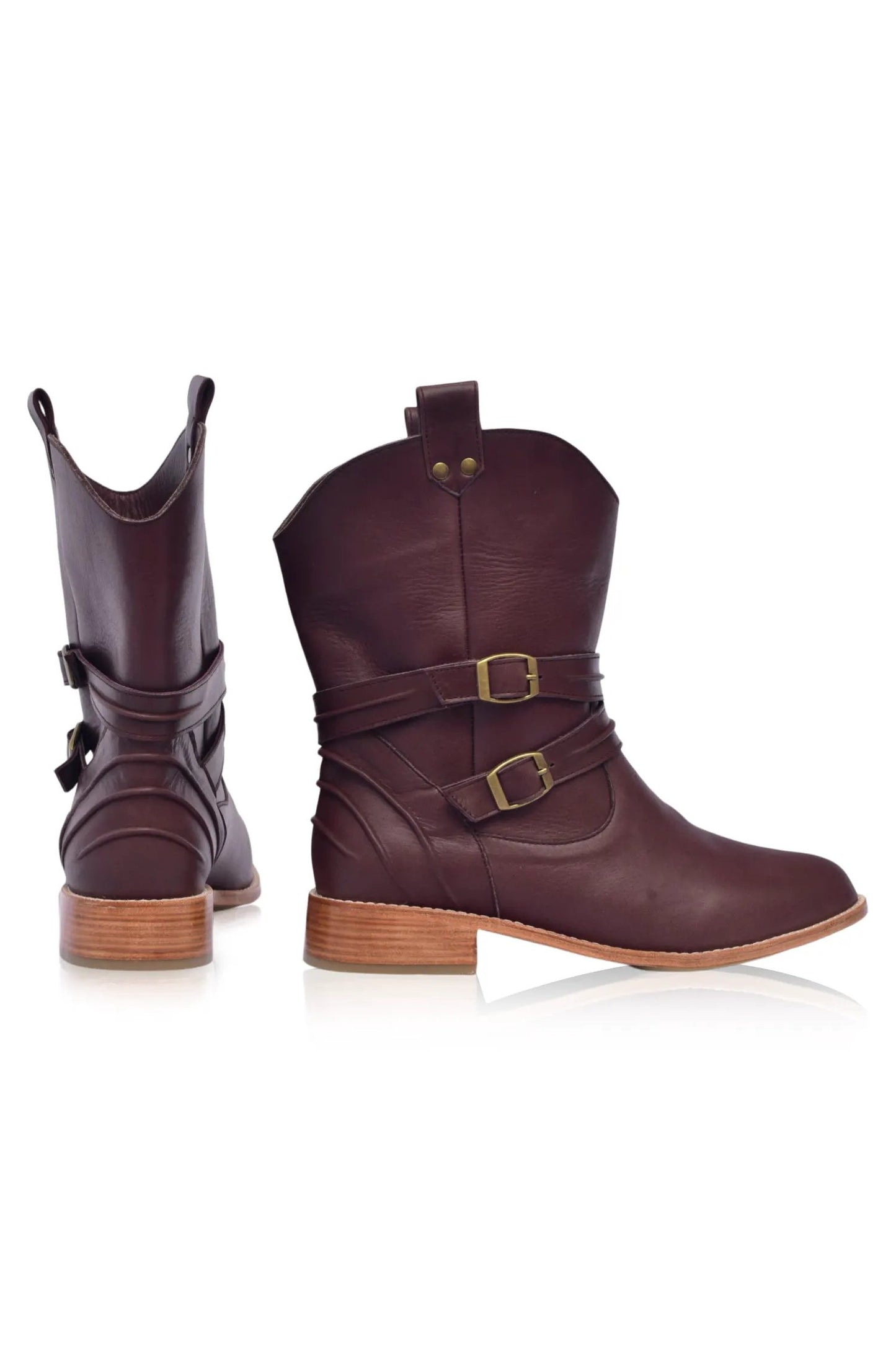 Barcelona Leather Boots (Sz. 7) by ELF