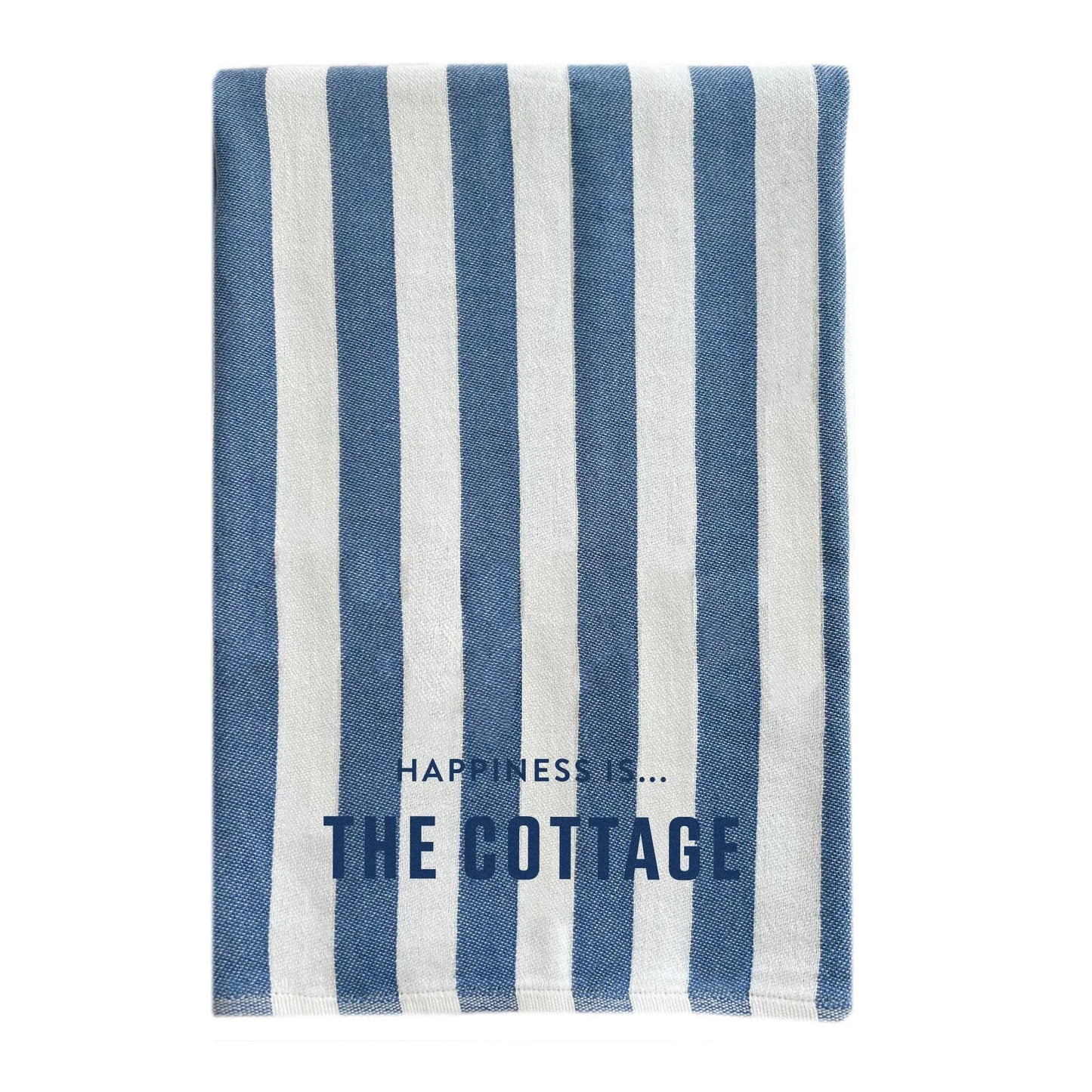 Everywhere Towel: Cottage, Stripe Blue by Cottage Collection