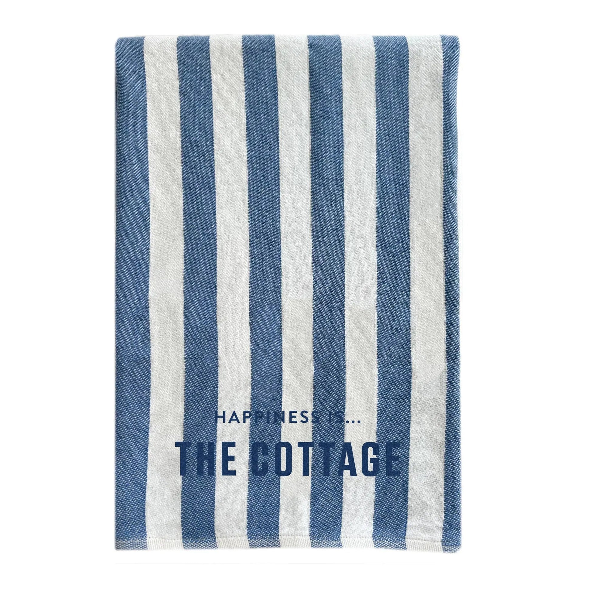 Everywhere Towel: Cottage, Stripe Blue by Cottage Collection