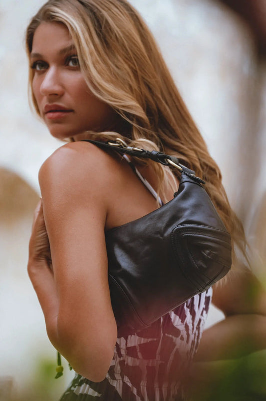 Belissima Mini Leather Shoulder Bag by ELF