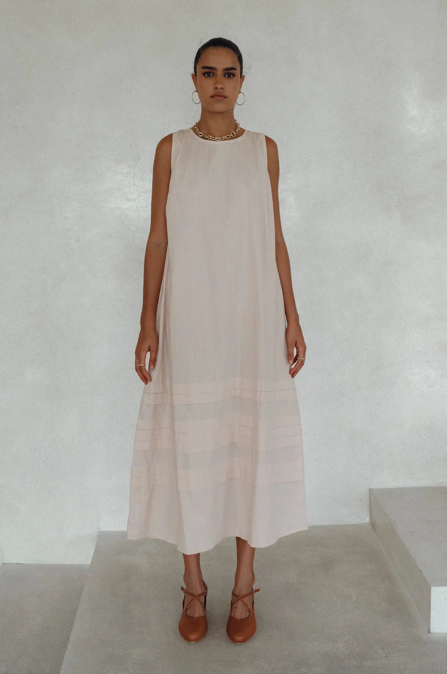 Beloved Cara Slip on Cotton Maxi Dress (Sale) by ELF