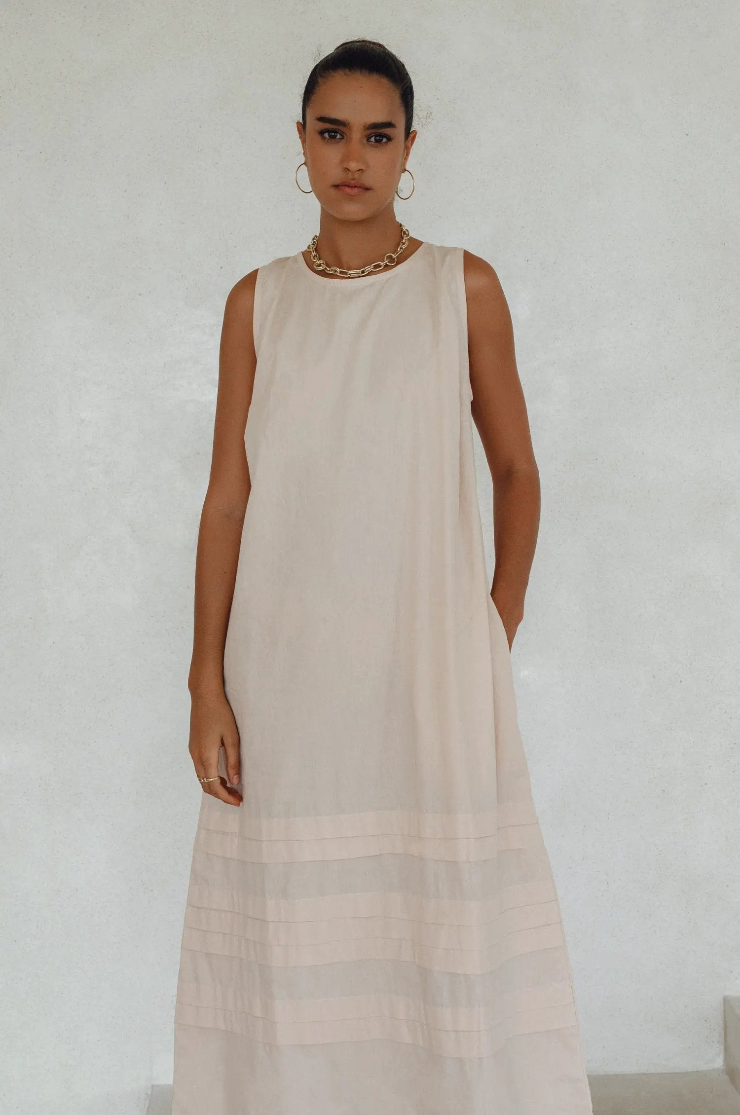 Beloved Cara Slip on Cotton Maxi Dress (Sale) by ELF
