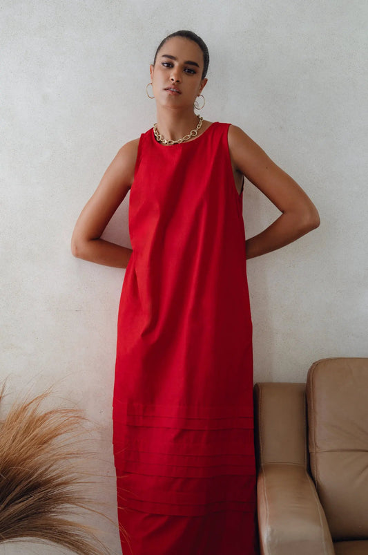 Beloved Cara Slip on Cotton Maxi Dress (Sale) by ELF