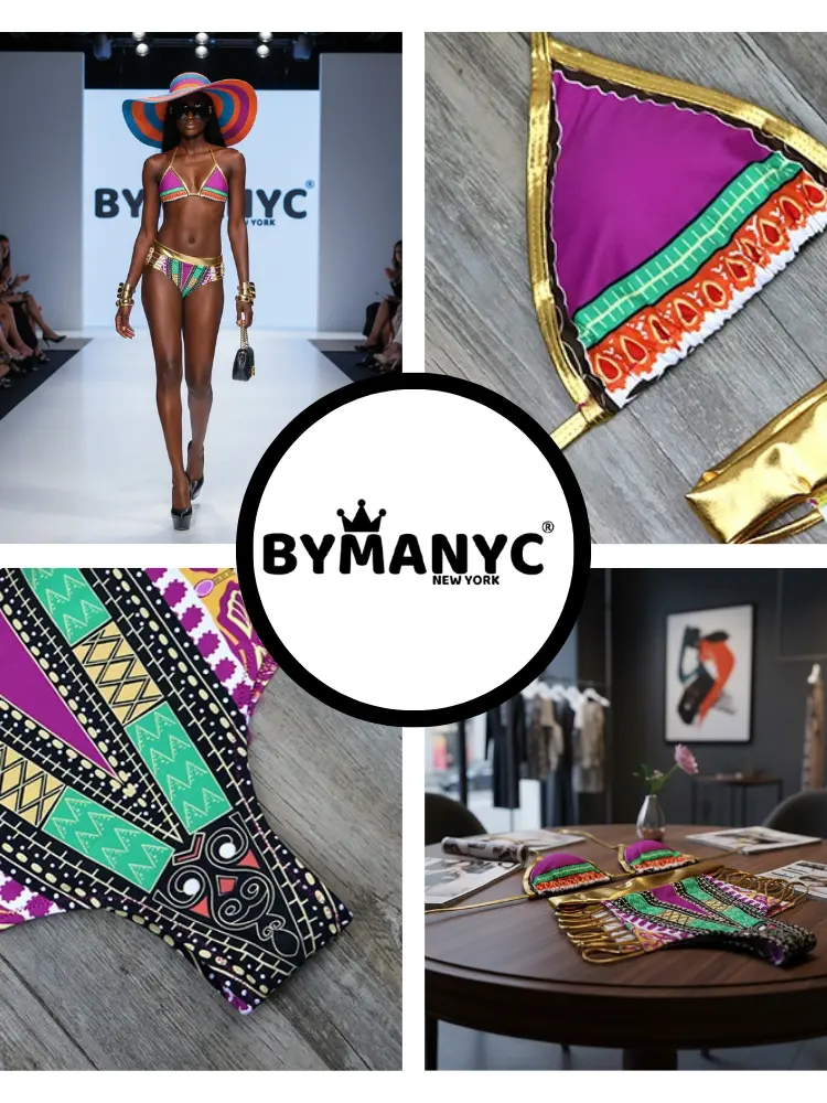 Bikini HARLEM NYFW New Colecction BYMANYC ® New York by BYMANYC ® New York
