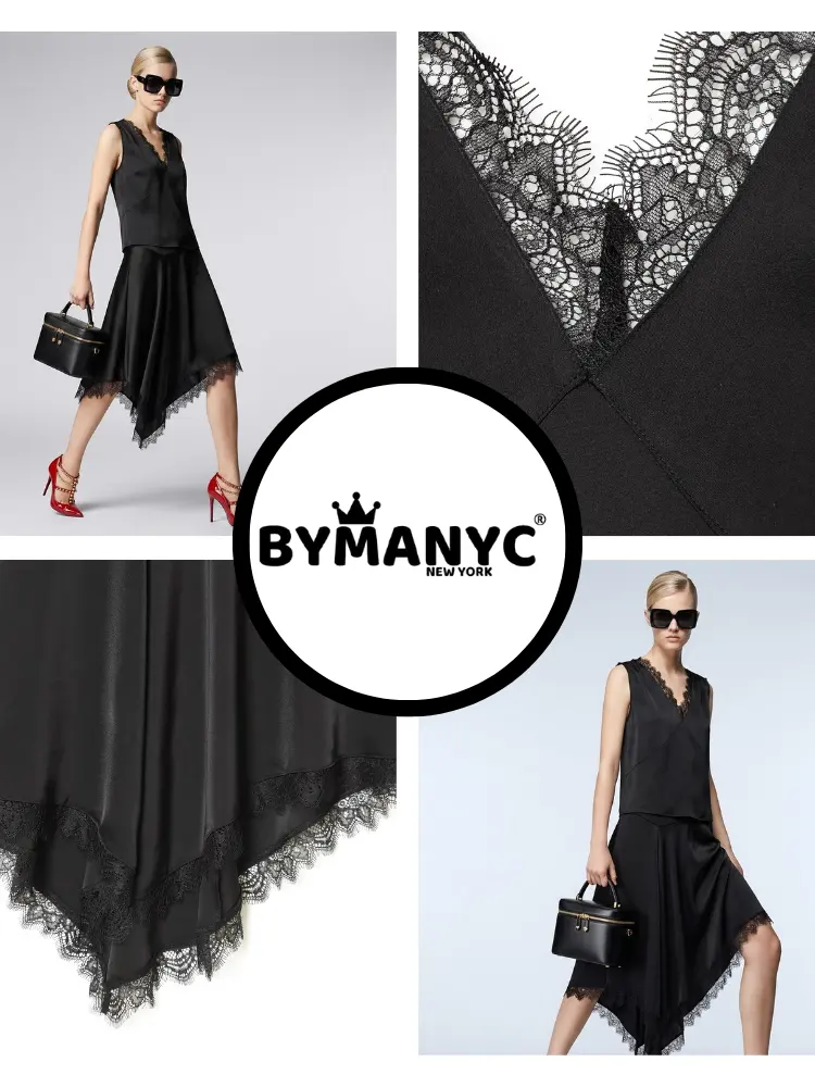 Black TRIBECA Lingerie Set Prêt-à-Porter BYMANYC ® New York by BYMANYC ® New York